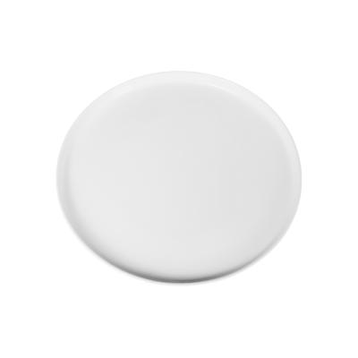 China New Holland Bone China 21cm Bone China Dinner Plate New Plain Straight Bone China 21cm White Bone China For Catering for sale