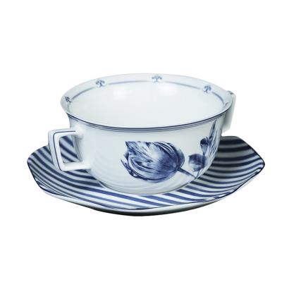 China New bone china new bone china new bone china wholesale high quality bone china saucer and decor ceramic soup bowl for sale