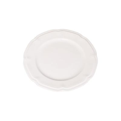 China New Bone China New Bone China Nordic Thin Commercial Plates Embossed Cloud New Bone China Embossed Plate 10.5