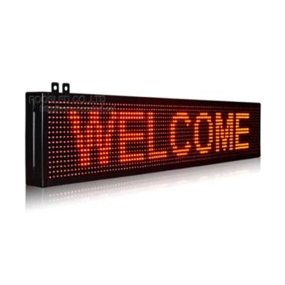 China led programmable moving sign display board Led scrolling advertising dot matrix traffic screen scroll led display for sale