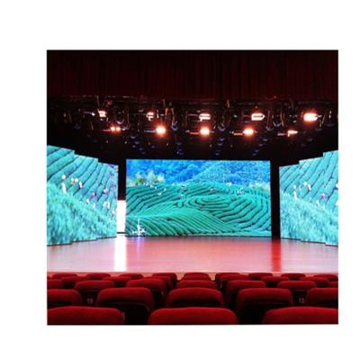 China Custom hotel conference stage big screen P4 die-cast Aluminum 320*160mm seamless unit cell indoor full color HD LED display for sale