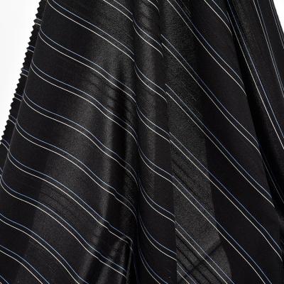 China Breathable Modal Elastan Blended Knit Fabric 85% Polyamide 8% Polyester 7% Spandex Mens Shirt Fabric Stripe for sale