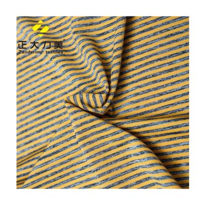 China Shrink-Resistant Stripes Pattern Mercerized Knitting Mens Shirt Fabric for sale