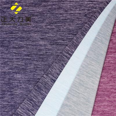 China Shrink-Resistant Warp Knitting T-shirt Fabric Dyed Plain Jersey T-shirt Fabric Supplier for sale