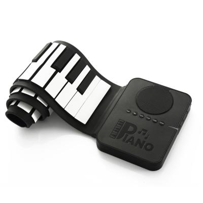 China Mini Keyboard Small Usb Silicon Portable Baby Digital Roll Up Kids Piano Toy for sale