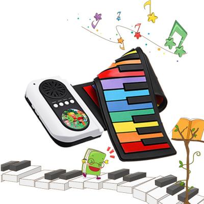 China Digital Mini Digital Musical Instrument Rock And Roll Roll Portable Electronic Piano for sale