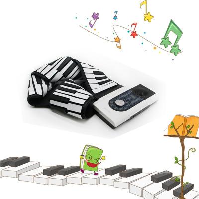 China Vibrato iWord Gift Point 88 Keys Folding Piano Keyboard Roll Up Electronic Piano Keyboard Gift for sale