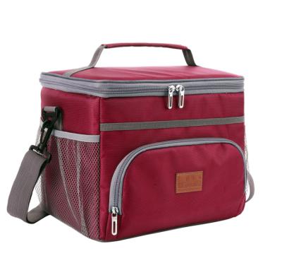 China Large Capacity Insulated Custom Outdoor Waterproof Picnic Insulated Eco Friendly Lunch Cooler Lunch Bags for sale