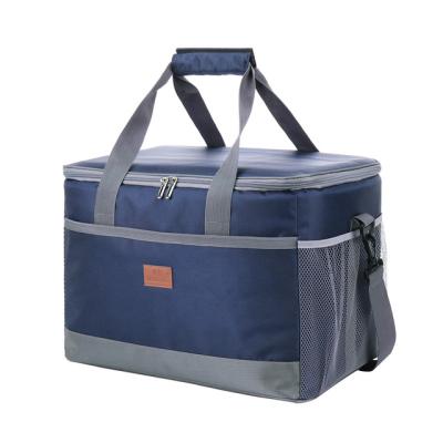 China Oxford Cloth Lunch Bag Picnic Bag Large Capacity Use Insulated Reusable Thermal Picnic Cooler Bag for sale