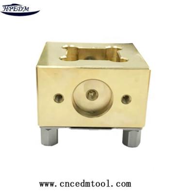 China Used On CNC EDM Machining For EDM Die Down Brass EDM Electrode Holder 25.5mm With Chip Hole HE-E06446 for sale