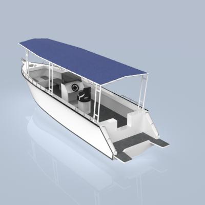 China Gospel Boat Customized Aluminum 9m/30ft Deep V Hull Center Console Fishing Boat Aluminum Fishing Boat for sale