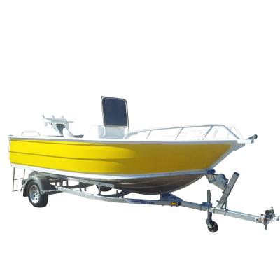 China Marine Aluminum Alloy (DNV 5083) Press Hull Aluminum Side Console Boats 5m 16.5ft for sale