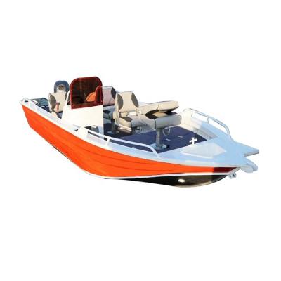 China Fishing 4.2m Small Open Fishing Boat With 40HP Outboard Engine for sale