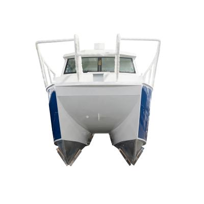 China 8.9m twin hull motor yacht speed cabin cruiser aluminum sport fishing boat 29ft for sale for sale