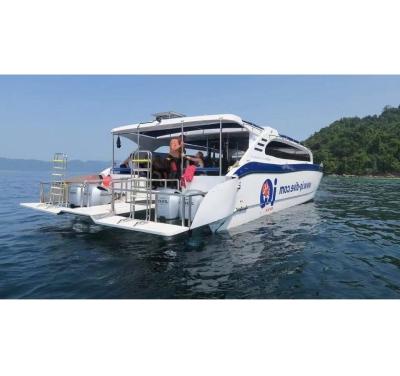 China passenger transfer & 16m Tall Gospel Ferry Sightseeing Catamaran Ocean Liner Transportation for sale