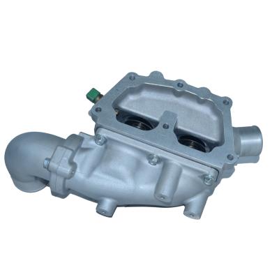 China New Design Aluminum Thermostat Housing Gravity Pressure Customized OEM Casting Diesel Engine for sale