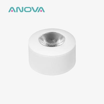 China 2700K-6500K Surface Mounted Cabinet Lights CRI90 Mini Recessed Led Puck Lights for sale