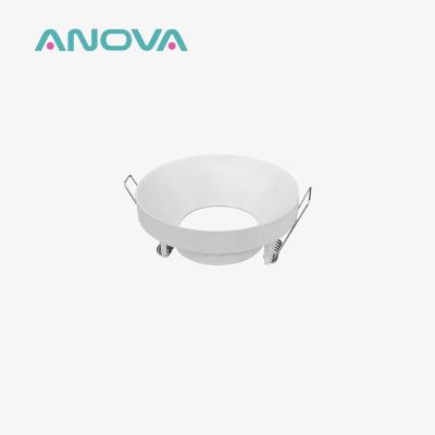 China Fixed Downlight Frame Anti Glare IP20 Mr16 Recessed Lighting Housing for sale