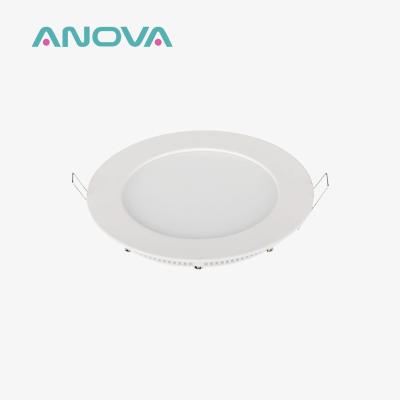 China Adjustable Color Temperature 15W Ultra Slim Downlights Round Recessed Light for sale