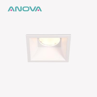 China IP44 GU10 Recessed Spotlight Anti-Glare Aluminum  Frame For Commercial for sale