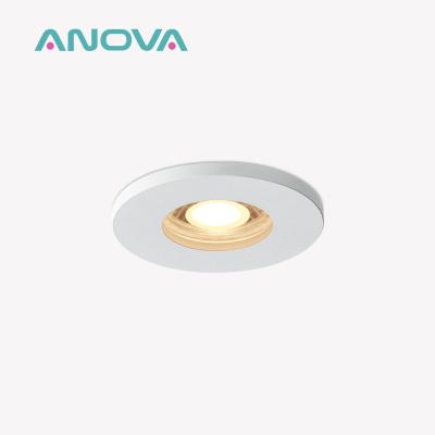 China IP65 Rated 60mm Cut-out Round Aluminum Recessed MR16 GU10 Spotlight Housing for sale