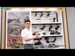 CRI90 Zoomable LED Track Light Aluminum Black Ceiling Spotlight For Museum Gallery