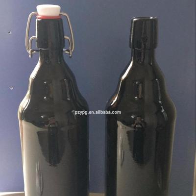 China Non Spill Glass Bottles Spring Top Cap for sale