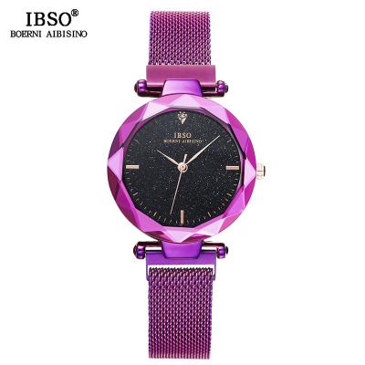 China IBSO Water Resistant Stainless Steel Women Quartz Watches Customized Logo Watch Women Wrist Luxury Other Watches for sale