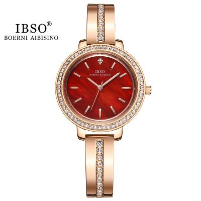 China Special Water Resistant IBSO Strap Watches Luxury Custom Logo Watch Other Women Quartz Wrist Women Watches for sale