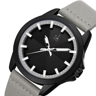 China Shengke 0120 Custom Logo Men Luxury Quartz Watches Fashion Style Water Resistant for sale