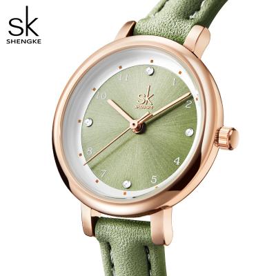 China Water Resistant Shengke 9208 In New Running Women Quartz Watches for sale