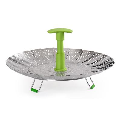 China Sustainable Kitchen Stainless Steel Vegetable Steamer for sale