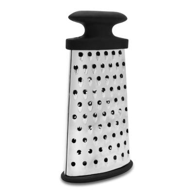 China Manual Kitchen Tool 9 Inch Multifunctional Stainless Steel Cheese Grater With Soft Touch Handle for sale