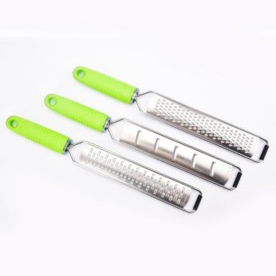 China 304 Stainless Steel Manual Multifunctional Cheese Grater Lemon Zester for sale