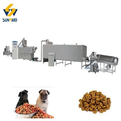 China Extruded pet food machine dog food pellet making machine pet food pellet machine for sale