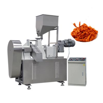 China Jinan Sunward cheetos machine / NikNaks processing line / Fried Kurkure Snacks food makes Plant for sale