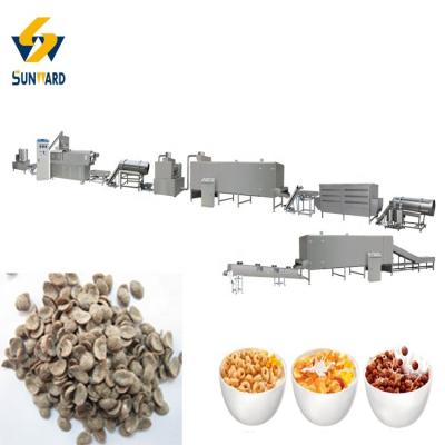 China automatic corn flakes puff snack making machine breakfast flakes food machine for sale