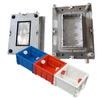 China uPVC Steel Switch Strip 3x3 Electrical Junction Box Mold for sale