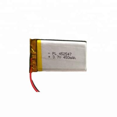 China Power Tools 3.7v 450mah 452547 Polymer Lithium Battery for sale