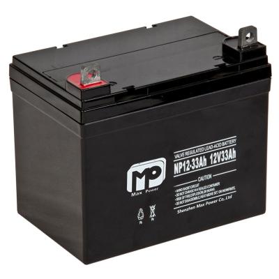 China communication system 12v 33ah lead acid battery for mobility scooter for sale