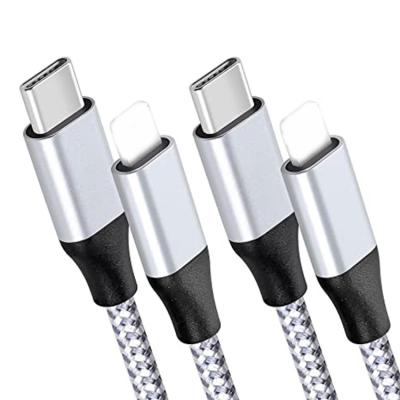 China Pd20w 1-3M IOS Data Cable Braided Fast Charging Cable is suitable for iphone13 Apple mobile phone 12/11pro PD charging for sale