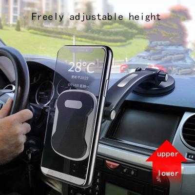 China Mobile Phone Suction Cup Long Dashboard Vehicle Navigation Built-in Magnetic Magnet Suction Flexible Adjustable S-Arm for sale