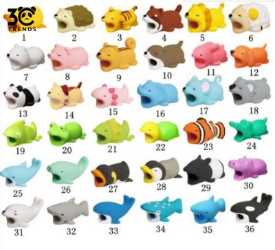 China Cute Animal Cute Data Line Bite Cable Phone Charger USB Cable Protector For iPhone Other Latest Mobile Phone Accessories for sale