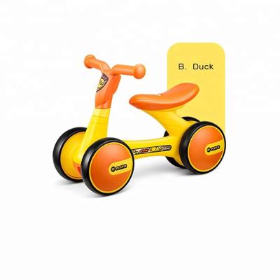 China Wholesale 4 Wheel Baby Tricycle Balance Bike With Foot Push Kids Mini Car for sale