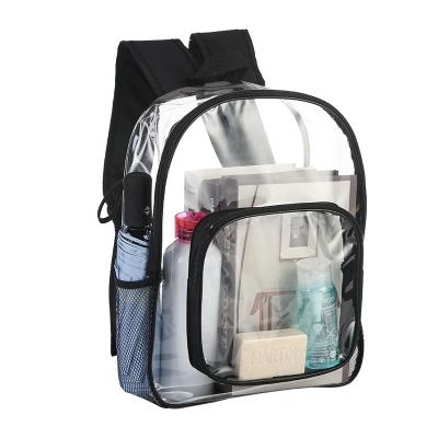 China Wholesale Custom Clear PVC School Bags Transparent Children Waterproof Small Children Waterproof Backpacks for sale