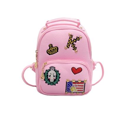 China Waterproof Stylish Vintage Girl Black Unique Teenage Backpacks Schoolbag For High School Girls for sale