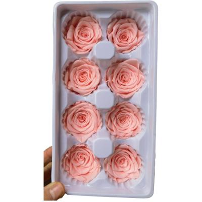 China Real Rose Factory direct Supply Wholesale Preserved Roses head High-quality 4-5 cm A grade for sale