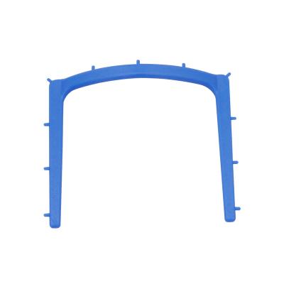 China Soft White Autoclavable Dental Material Rubber Edge Dam Frame for sale