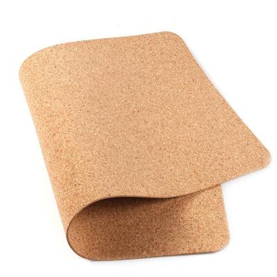 China Colored Multifunctional High Quality Ultra Thin Waterproof Leather Dual Mouse Pad Cork Desk Dual Use Mat for sale