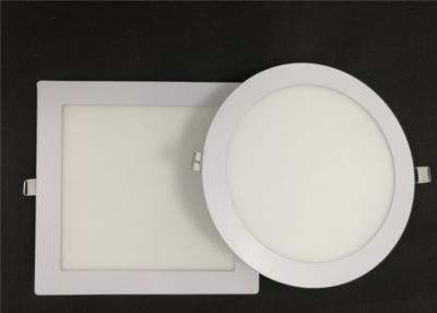 China Ultra Thin 18w SMD LED Panel Light Embedded Round Square For Office Ceiling for sale